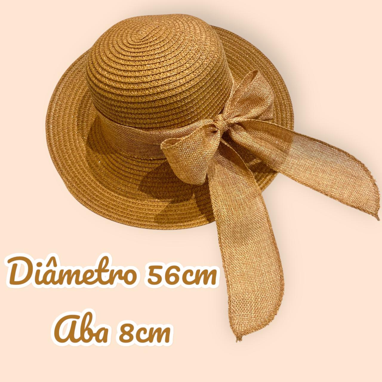 Chapéu de Palha Sintética Feminino Dobrável com Laço Decorativo, Estilo Clássico