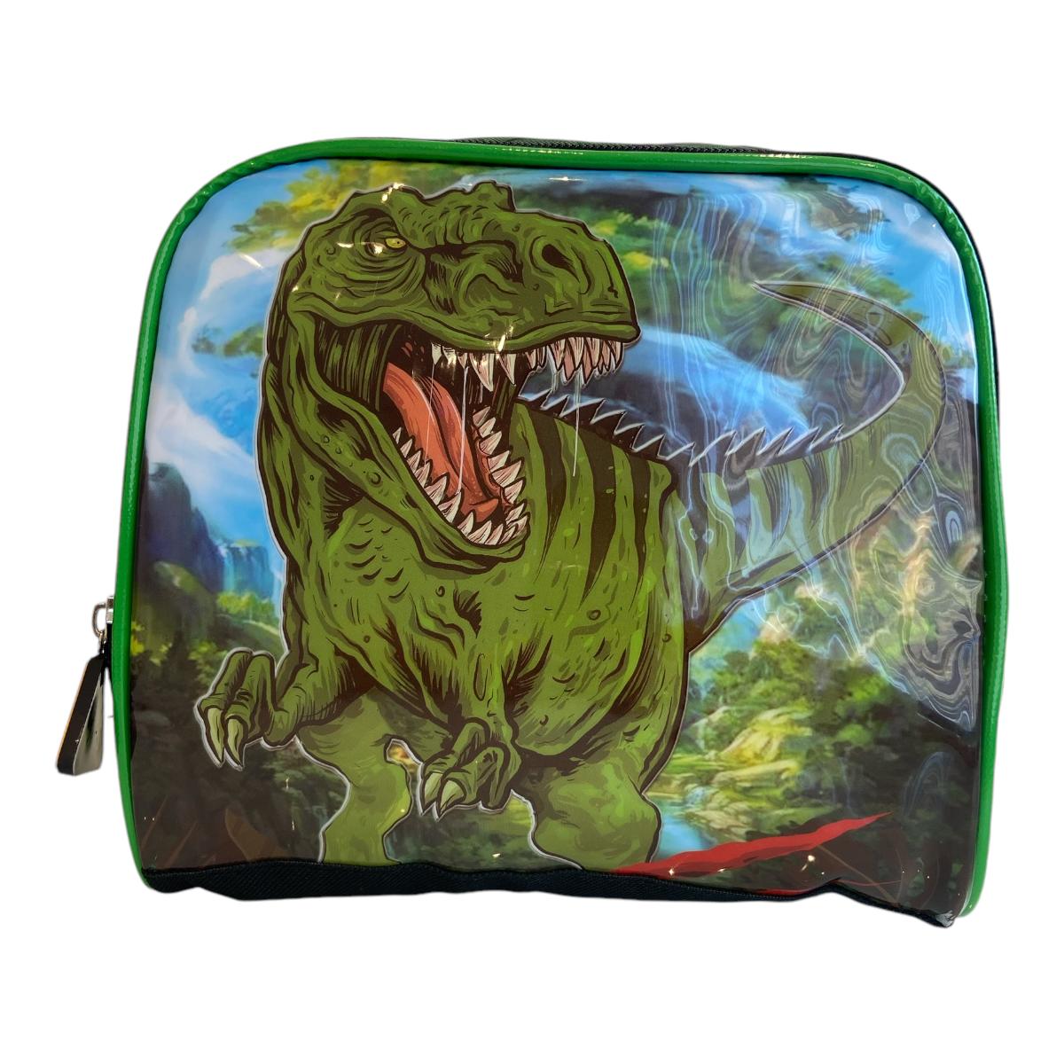 KIT MOCHILA RODINHA DINOUSSAURO MASCULINA