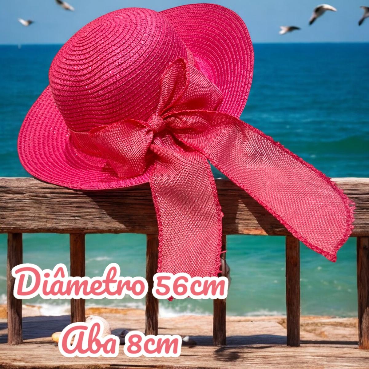 Chapéu de Palha Sintética Feminino Dobrável com Laço Decorativo, Estilo Clássico