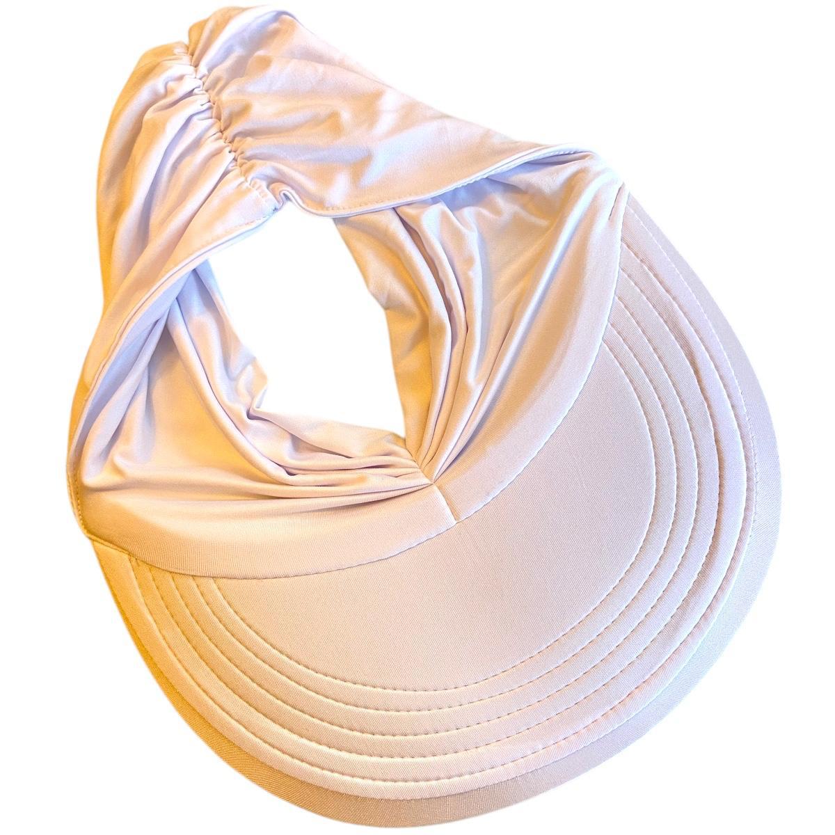 Viseira Turbante Feminina Luxo Aba Elegância Praia Luxo