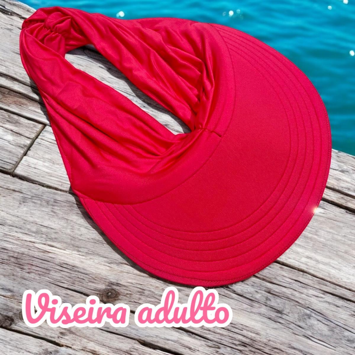 Viseira Turbante Feminina Luxo Aba Elegância Praia Luxo