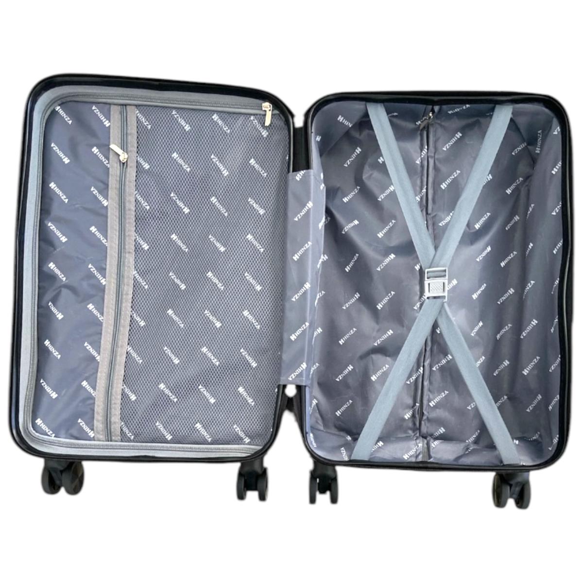 Mala Viagem De Bordo Rígida Rodas 360 Malas ABS 10kg P