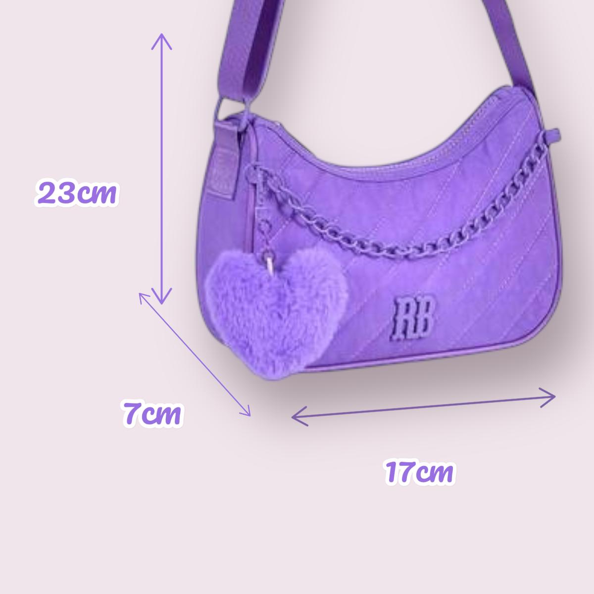 Bolsa Tiracolo Feminina Pequena Mini Bag Rebecca Bonbon