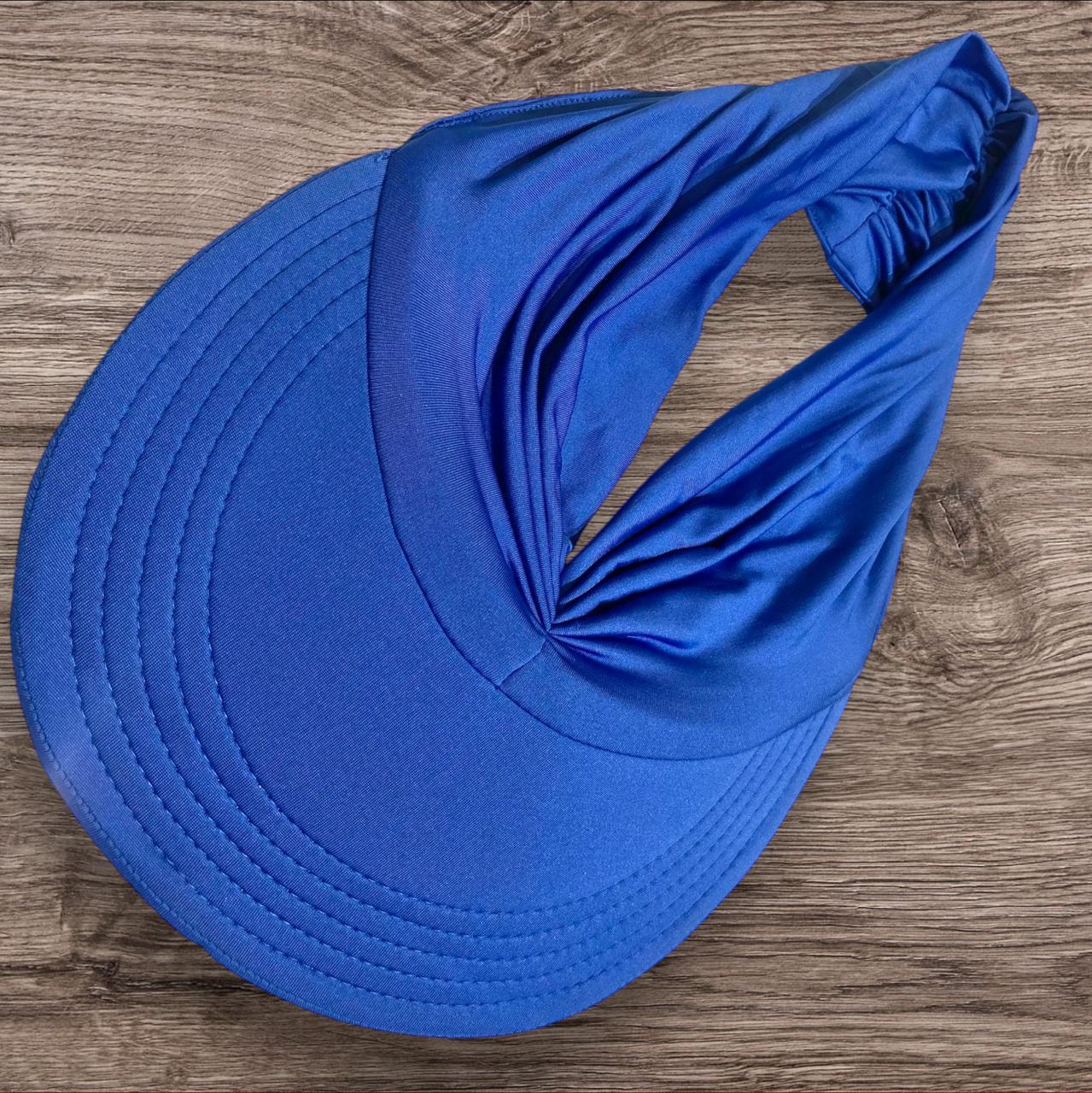 Viseira Turbante Feminina Luxo Aba Elegância Praia Luxo