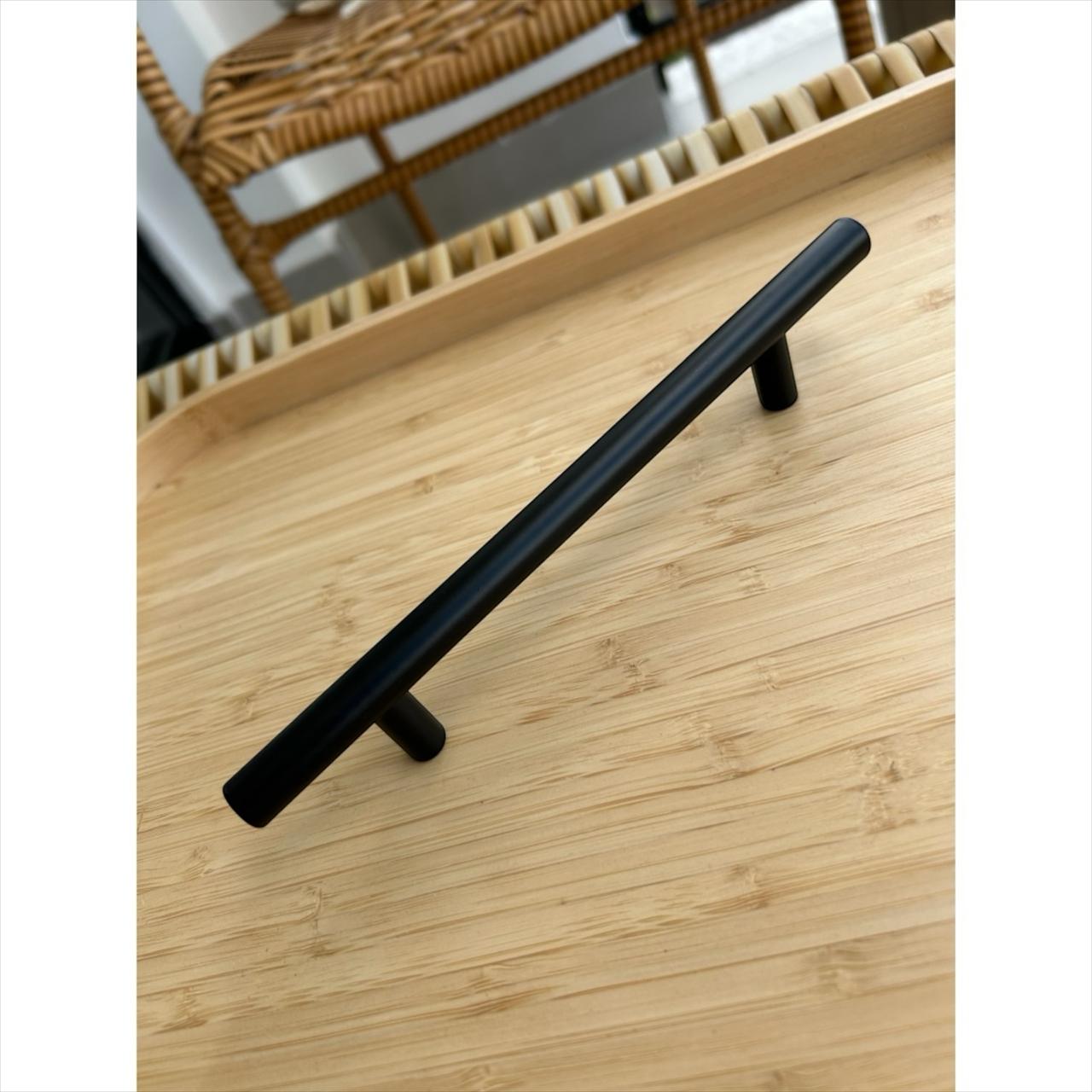 Kit c/10 Puxadores para Móveis e Gavetas 20 cm Estilo Minimalista Aço Inoxidável Acabamento Fosco
