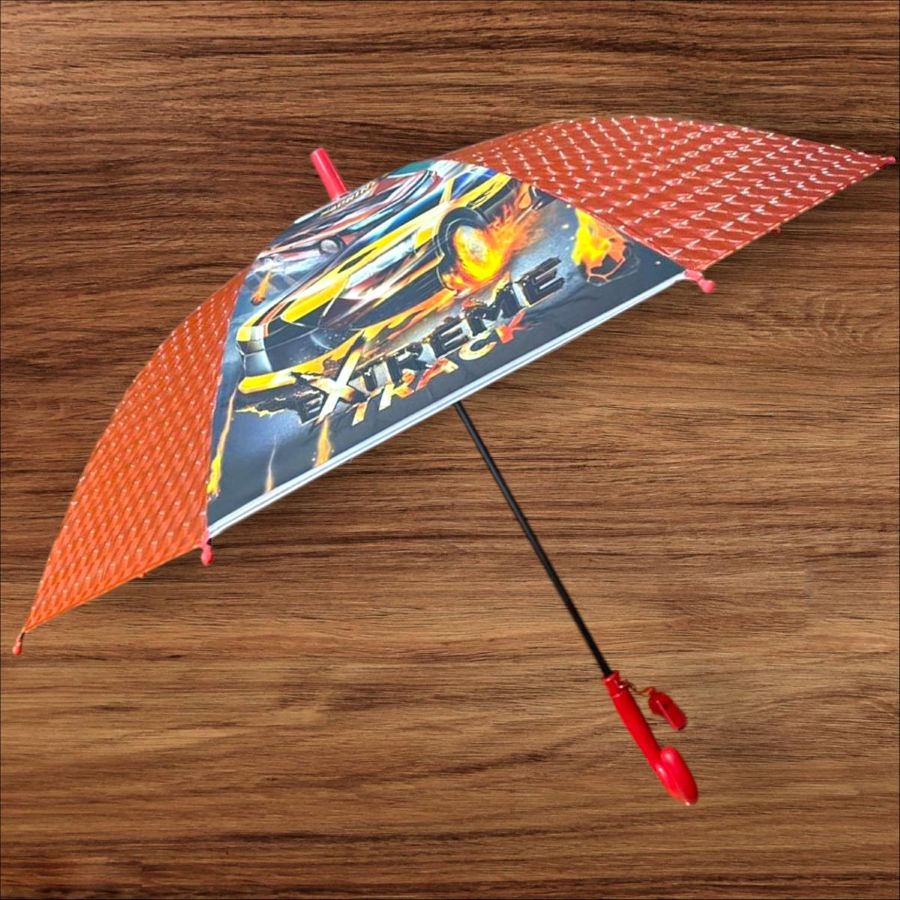 Guarda Chuva Infantil Fast Machine Xtreme Com Apito - SEMAX KIDS