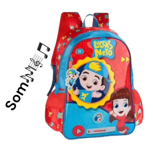 Mochila De Costas Escolar Infantil Do Luccas Neto Clio