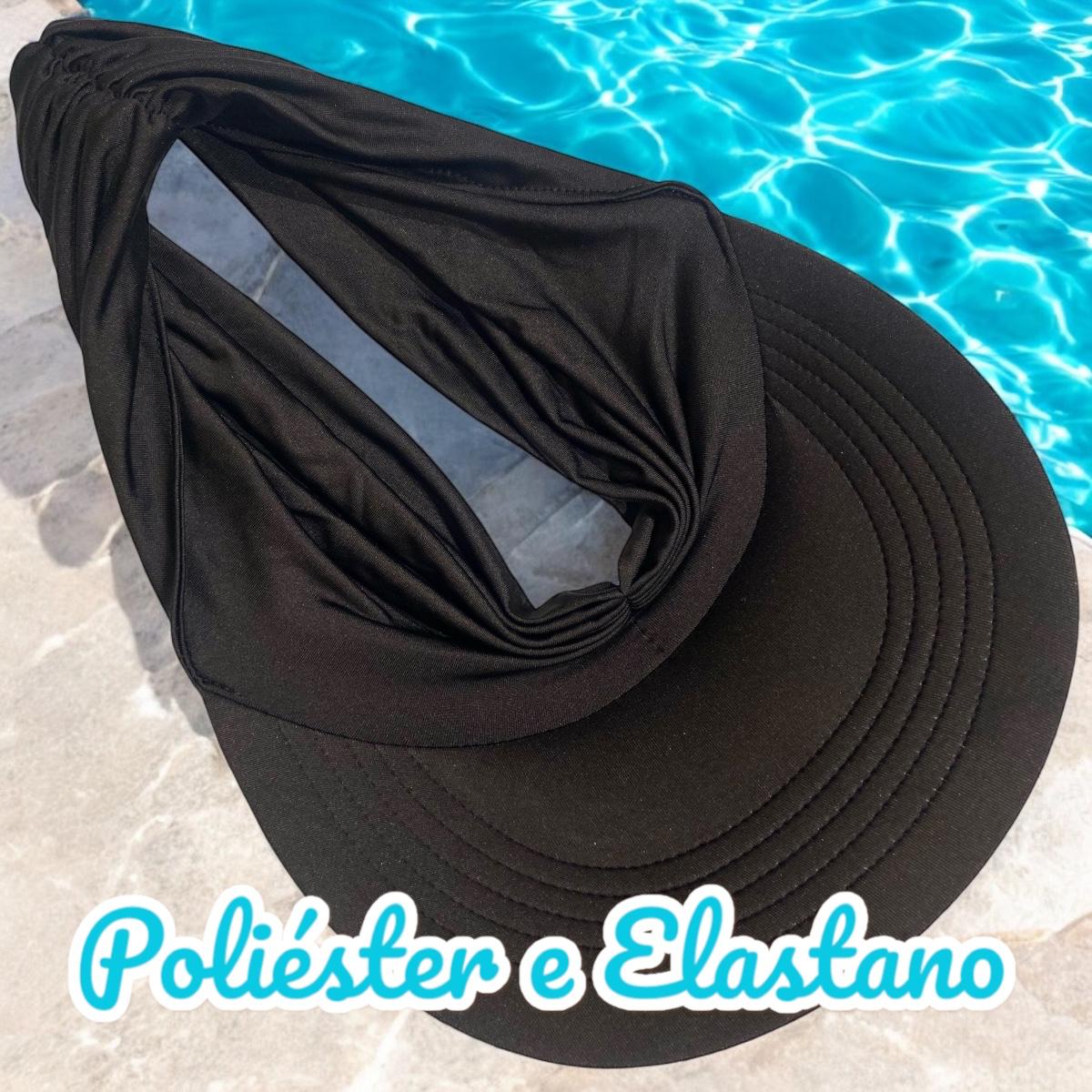 Viseira Turbante Feminina Luxo Aba Elegância Praia Luxo