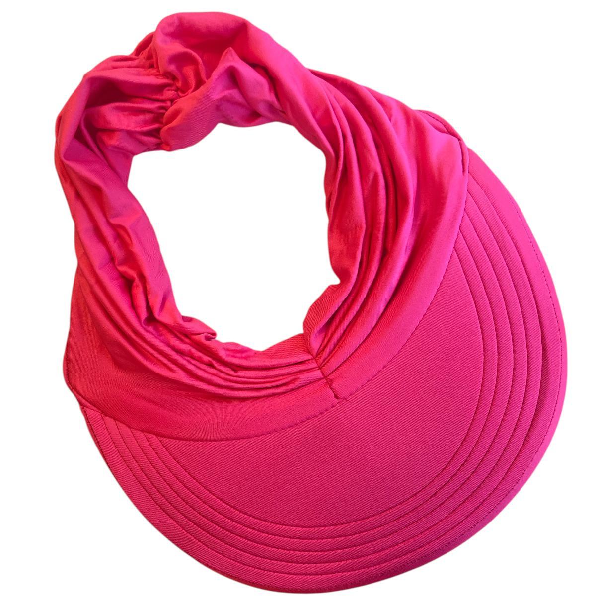 Viseira Turbante Feminina Luxo Aba Elegância Praia Luxo
