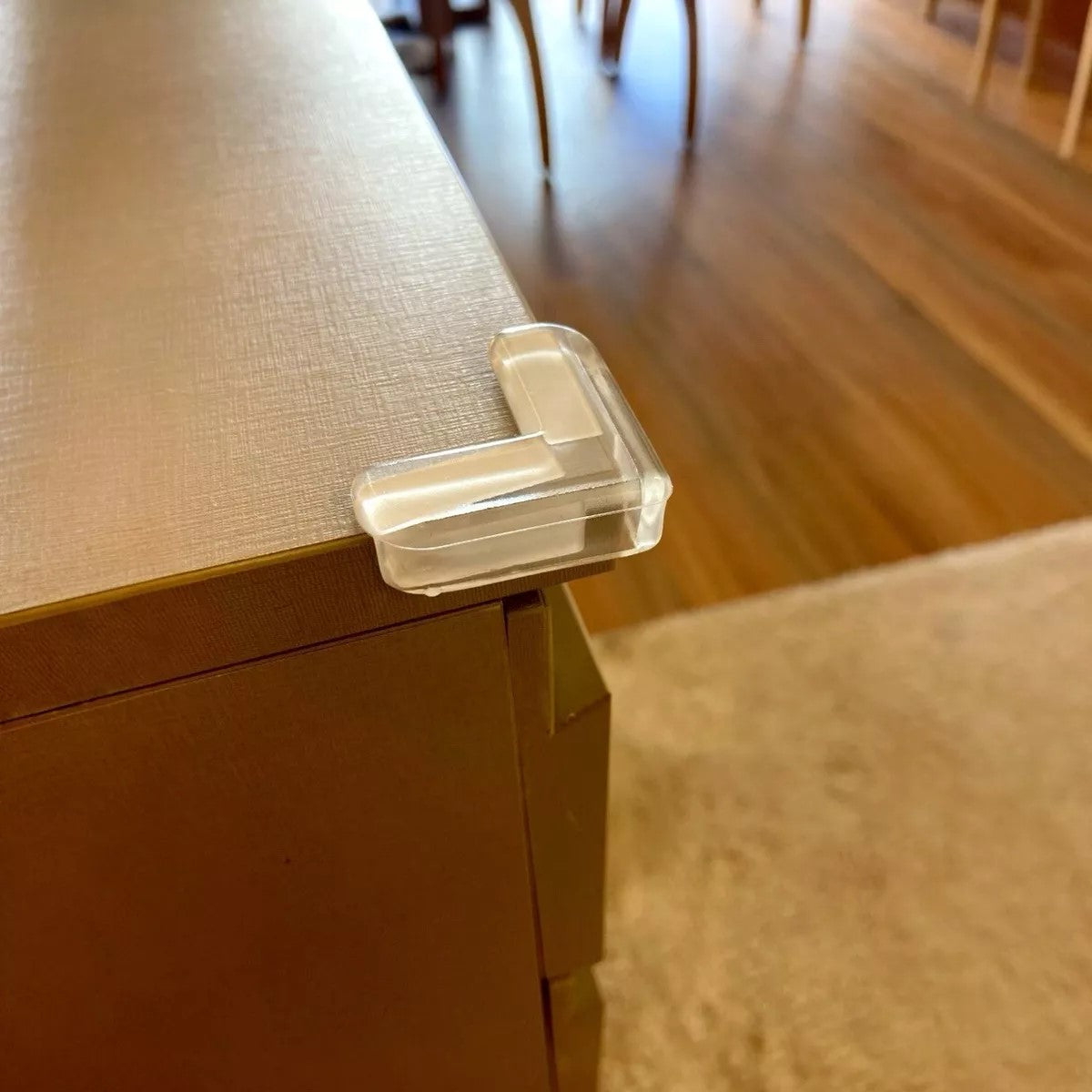 Protetor Cantoneira Quina Bebê Silicone Móveis Mesa 8 Uni