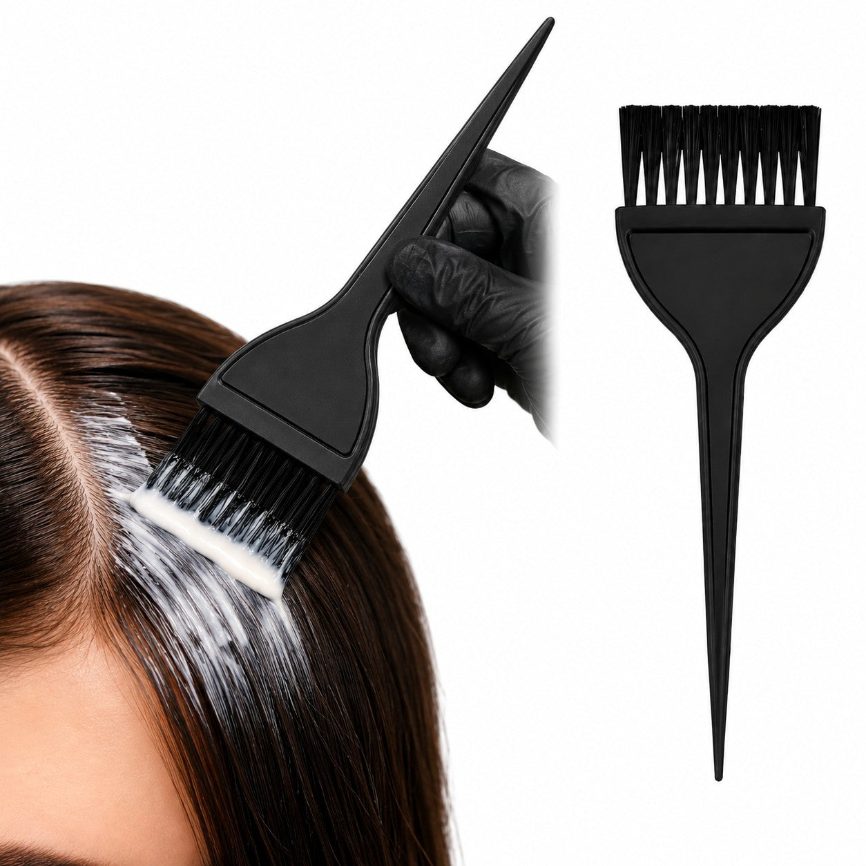 Pincel para Tintura de Cabelo Profissional Preto Kit