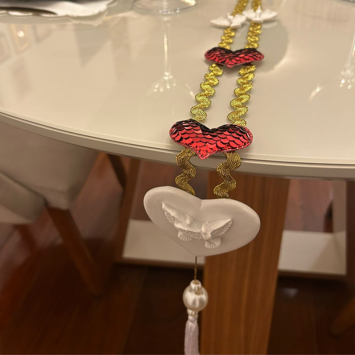 Decoração Dia Dos Namorados Mesa Porta Parede Luxo