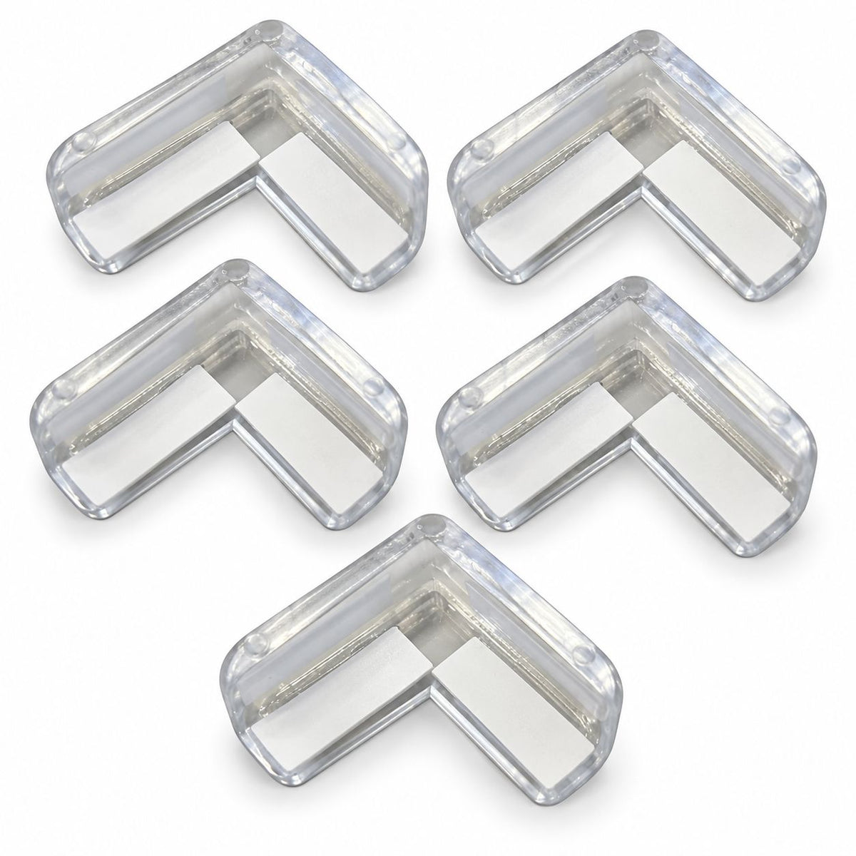05 Protetor Quina Silicone Transparente Bebê Mesa Móveis