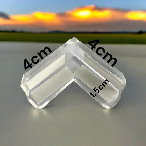 Protetor Quina Cantoneira Móveis Bebê Silicone 4 Unidades