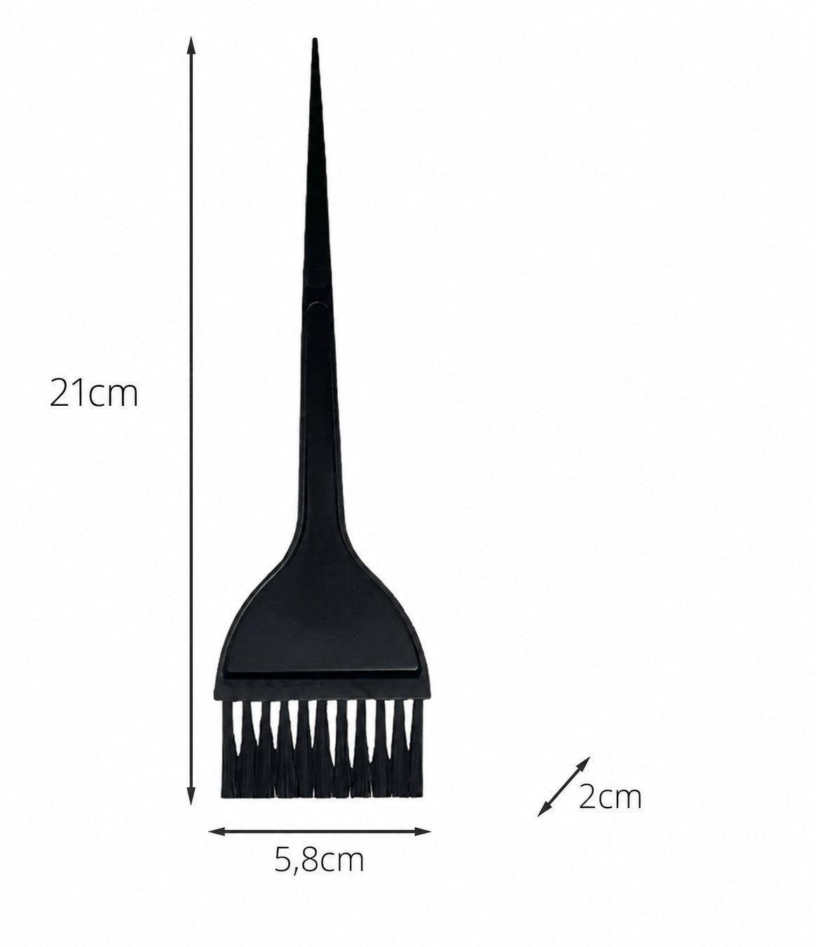 Pincel para Tintura de Cabelo Profissional Preto Kit