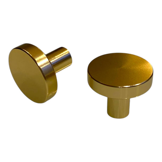 10X Puxador Gaveta Alumínio Maciço Premium Dourado  RIKABUNI