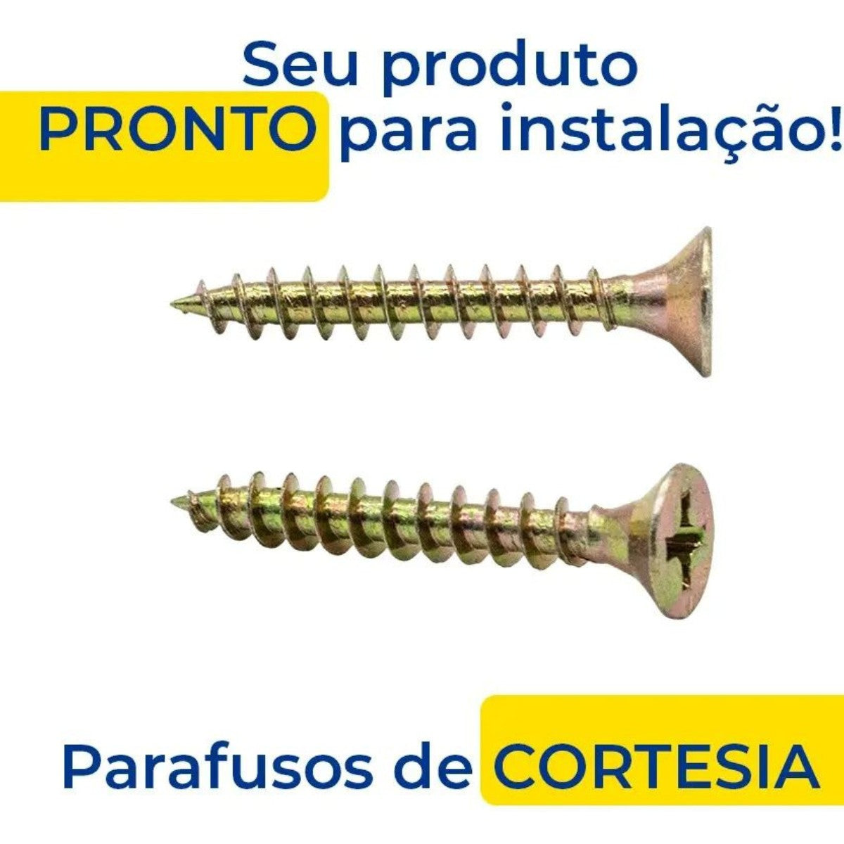 Kit Puxador Tubo Dourado  192mm Armário Gaveta Cozinha Luxo