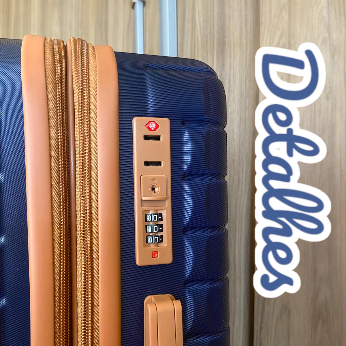 Mala Viagem De Bordo Rígida Rodas 360 Malas ABS 10kg P