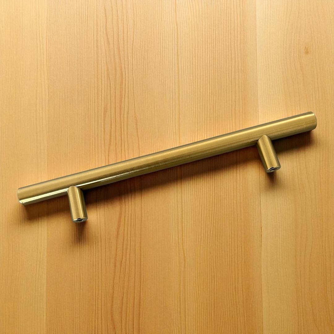 Kit c/8 Puxadores para móveis e gavetas 20 cm Estilo Minimalista Aço Inoxidável Acabamento Fosco