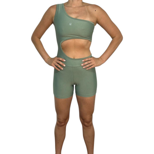 Macaquinho Fitness Feminino Suplex Power Alta Compressão Zero Transparência para Academia com Bojo Removível.