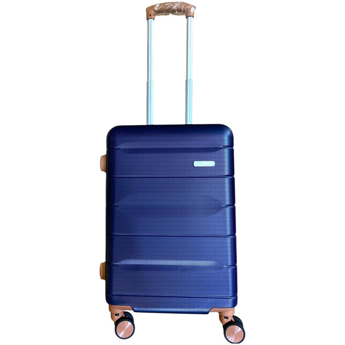 Mala de Viagem de Bordo Rígida com Rodas Duplas 360º 100%ABS